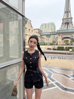 High-waisted denim shorts Y2k American dark blue women's 2026 spring and summer fashion hip-hop goth casual slim shorts