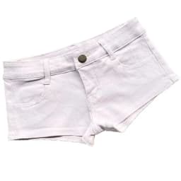 Sexy Elastic Super Shorts Y2K Spice Girl Style Hot Pants Super Low Waist Cotton Tight Black and White Shorts