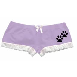 Women cat paw print lace trimmed short perfect summer hi hop punk style sexy and slim fit Harajuku Emo girl versatile street Y2K