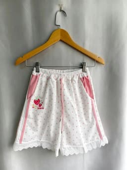 Kimutomo Shorts Women Embroidery Strawberry Loose Sweet Summer New Fashion Y2k Aesthetic Harajuku Shorts Female Preppy Style