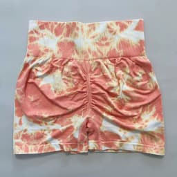 Women Tie Dye Gym Shorts Athletic Scrunch Workout Biker High Waist Yoga Pants Leggins Sports Fitness Short Tights Drop Shipping