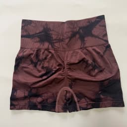 Women Tie Dye Gym Shorts Athletic Scrunch Workout Biker High Waist Yoga Pants Leggins Sports Fitness Short Tights Drop Shipping