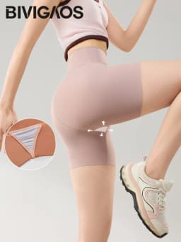BIVIGAOS Summer Thin Seamless Sharkskin Mini Shorts Women High Waist Slim Sexy Sport Shorts Multicolor Fitness Bicycle Shorts