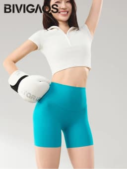 BIVIGAOS Summer Thin Seamless Sharkskin Mini Shorts Women High Waist Slim Sexy Sport Shorts Multicolor Fitness Bicycle Shorts