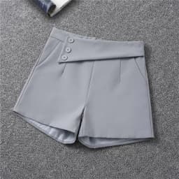 Elegant Office Lady's Black Shorts Matching Women's Wide Leg Shorts Chic Casual Loose Shorts 2025 Summer New Trend Female Pants