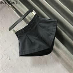 Korean Y2k Shorts for Women High Waist Fashion Wide Leg Pants 2025 New Bottoms Casual Fashion Shorts Pantalones Cortos De Mujer