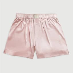 Gaono Women Satin Boxers Shorts Casual Buttons Elastic Waist Short Pants Streetwear Y2K Vintage Lounge Bottom Loose Shorts