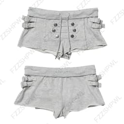 2026 Emo Punk Y2K Women's Mini Shorts Sexy Slim Fit Casual Chic Trendy Aesthetic Pants Grunge Gothic Party Korean Gyaru Bottoms