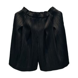 Miyake Pleated Casual Shorts Plisse 2026 Summer New Solid Color Simple Loose High Waist Slimming Base Three-Quarter Pants Women