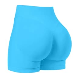 Summer High Waisted Yoga Shorts Fashionable and Sexy Running Fitness Pants Solid Color Yoga Leggings