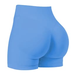 Summer High Waisted Yoga Shorts Fashionable and Sexy Running Fitness Pants Solid Color Yoga Leggings