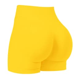 Summer High Waisted Yoga Shorts Fashionable and Sexy Running Fitness Pants Solid Color Yoga Leggings