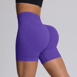 High Impact Summer Yoga Shorts Sportswear Woman Gym Seamless Workout High Waist Shorts w/Tummy Control Running Fitness Leggings