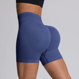 High Impact Summer Yoga Shorts Sportswear Woman Gym Seamless Workout High Waist Shorts w/Tummy Control Running Fitness Leggings