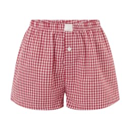 Boxers for Women Y2K Aesthetic Elastic Waist Striped Plaid Print Pajama Shorts Teen Girls Summer Cute Lounge Bottoms Sleepwear