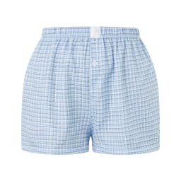 Boxers for Women Y2K Aesthetic Elastic Waist Striped Plaid Print Pajama Shorts Teen Girls Summer Cute Lounge Bottoms Sleepwear