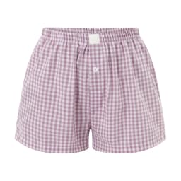 Boxers for Women Y2K Aesthetic Elastic Waist Striped Plaid Print Pajama Shorts Teen Girls Summer Cute Lounge Bottoms Sleepwear