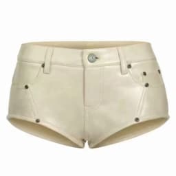 Spice Girls Low-waisted Pu Leather Super Shorts Women 2026 New Slim-fitting Y2k Shorts Hip-wrapped Hot Pants