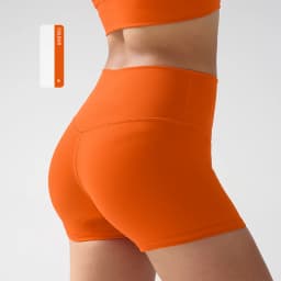 Solid Color Women Fitness Sport Yoga Short Running Cycling Women's Leggings Quick Dry Breathable High-Waisted Yoga Shorts