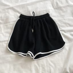 Women Striped Casual Shorts Korean Harajuku Loose All Match Sports Shorts Summer Fashion Simple Yoga Thin Mini Shorts Female