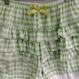 Kimotimo Green Plaid Bow Skirt Shorts Women Elastic Waist Slim Ift Short Pants Japanese Kawaii Versatile Y2k Aesthetic Clothes