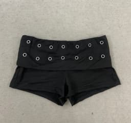 Street Wear Fashionable Popular Classic Hip-Hop Rock Style Mini Shorts Summer American Gothic Punk Vintage Mini Shorts E-Girls