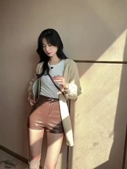 Sexy Black PU Fashion Casual Summer Shorts Women Clothing Faux Leather Goth High Waisted Womens Shorts Y2k Hot Woman Short Pants