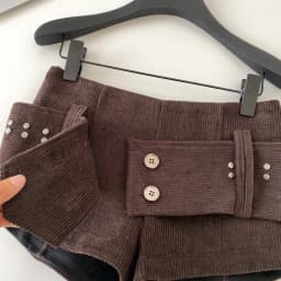 American Retro Corduroy Shorts Women Button Sashes Design Autumn Low Waist Sensual Streetwear Hot Girl Mini Shorts