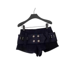 American Retro Corduroy Shorts Women Button Sashes Design Autumn Low Waist Sensual Streetwear Hot Girl Mini Shorts