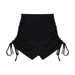 Summer Yoga Shorts Women Fitness Shorts Running Cycling Shorts Breathable Sports Edge Drawstring High Waist Workout Gym Shorts