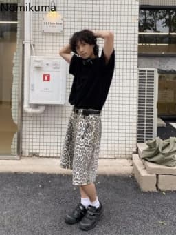 Retro Leopard Print Denim Shorts for Women New Bottoms Streetwear Fashion Casual Y2k Wide Leg Pants Pantalones Cortos De Mujer