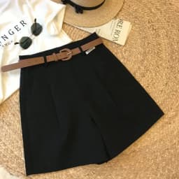 New Wide Leg Shorts for Women 2026 Summer Thin Cotton A Line Short Pants Office Lady Classic Loose Casual Zipper Women‘s Shorts