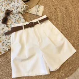 New Wide Leg Shorts for Women 2026 Summer Thin Cotton A Line Short Pants Office Lady Classic Loose Casual Zipper Women‘s Shorts