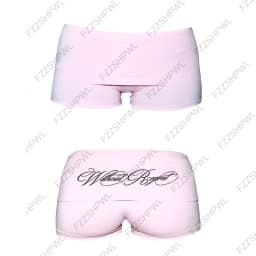 Y2K Shorts Grunge Goth Hip Hop Harajuku Letter Print Vintage Hot pants Streetwear High street Chic Casual Cleanfit​ Y2k Panties