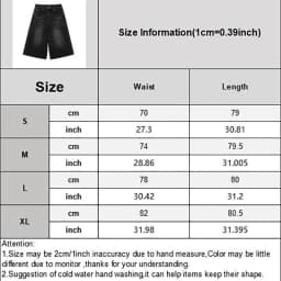 Vintage Y2k Baggy Denim Shorts Wide Leg Pants For Women&Men Fashion High Waisted Wash Knee Length Jeans Shorts Oversize Pants