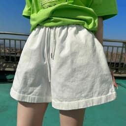 Summer Candy Colors Wide Leg Shorts Women Comfortable Loose Elastic Waist Shorts Woman Korean Chic Pockets Short Pants Female
