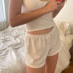 Women's Casual Elastic Shorts Solid Color/Floral/Heart Print Bottoms Short Pants Summer Loungewear Casual New