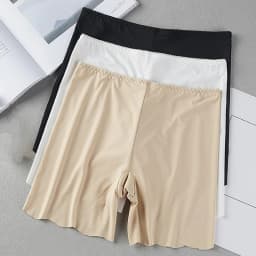 Women'S Soild Safety Panty High Waisted Thin Leggings Comfortable Quick Dry Shorts Sports Yoga Summer Trousers For Ladies