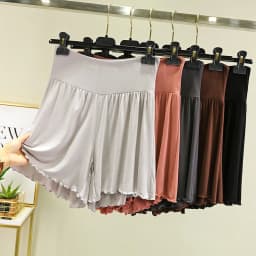Modal Summer Shorts Sleep Bottoms Women Pure Color Casual Sleepwear Pants 2026 Loose Short Home Wide Leg Pants