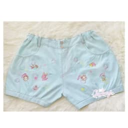 Japanese Preppy Style Kawaii Cartoon Embroidery Shorts Y2k Aesthetic Summer All Match Short Pant Harajuku High Street Shorts