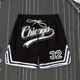 2025 Summer New Women Men Chicago 32 Printed Baskerball Short Pants Jersey Casual Beach Fitness Fashion Sports Training Shorts