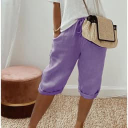 Summer Casual Shorts Stretch Shorts Legging Sweatshorts Fashion Breathable Five-Point with Pocket Female Loose Outer Wear Pants