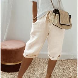Summer Casual Shorts Stretch Shorts Legging Sweatshorts Fashion Breathable Five-Point with Pocket Female Loose Outer Wear Pants
