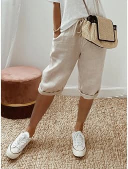 Summer Casual Shorts Stretch Shorts Legging Sweatshorts Fashion Breathable Five-Point with Pocket Female Loose Outer Wear Pants