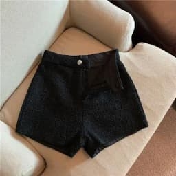 OCEANLOVE Autumn Winter Women Shorts Solid High Waist Korean Fashion Pantalones Cortos Wide Leg Vintage Ropa De Mujer