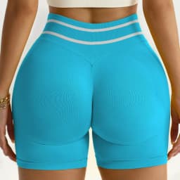 Women Gym Casual Shorts Running Biker Scrunch Sports Short Pants Yoga Fitness Workout Training High Waist Tights Elastic