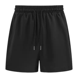 XUANSHOW Summer Women Shorts Sportswear Lacing Bottoms Solid Color Elastic Pockets Casual High Waisted Women Loose Short