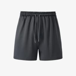 XUANSHOW Summer Women Shorts Sportswear Lacing Bottoms Solid Color Elastic Pockets Casual High Waisted Women Loose Short