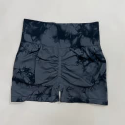 Women High Waist Gym Shorts Tie Dye Athletic Legging Butt Lifting Sports Leggins Elastic Yoga Pants Training Outdoor Tights