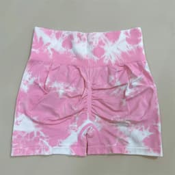 Women High Waist Gym Shorts Tie Dye Athletic Legging Butt Lifting Sports Leggins Elastic Yoga Pants Training Outdoor Tights